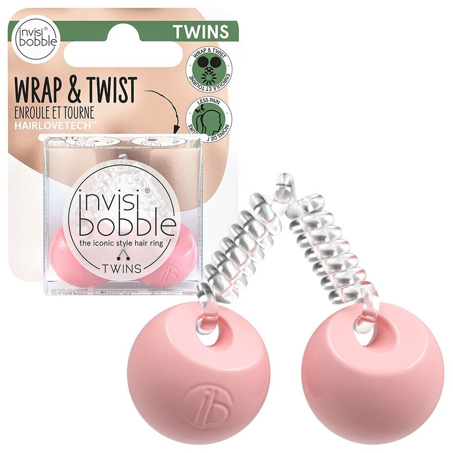 TWINS Prima Ballerina резинка с шариками Invisibobble