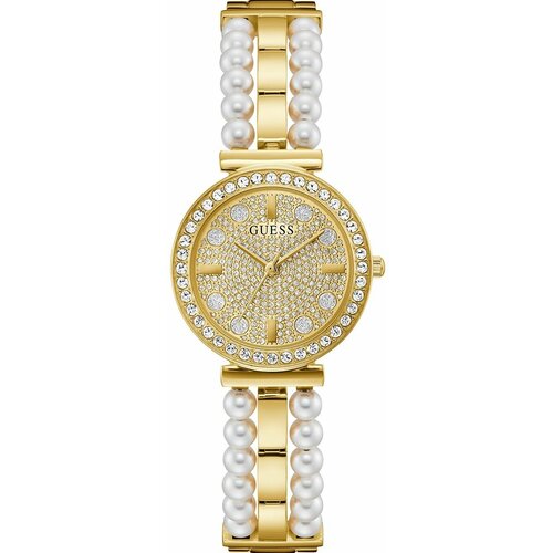 фото Наручные часы guess женские наручные часы guess gw0531l2, белый, золотой