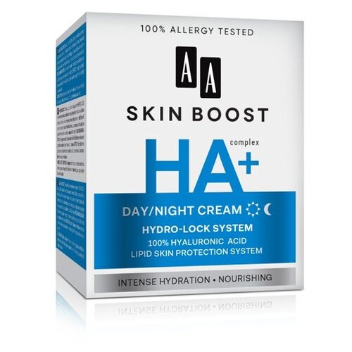 Купить AA Skin Boost HA+ Day/night cream Hydro-lock system Крем день-ночь Интенсивное увлажнение и питание для лица, 50 мл