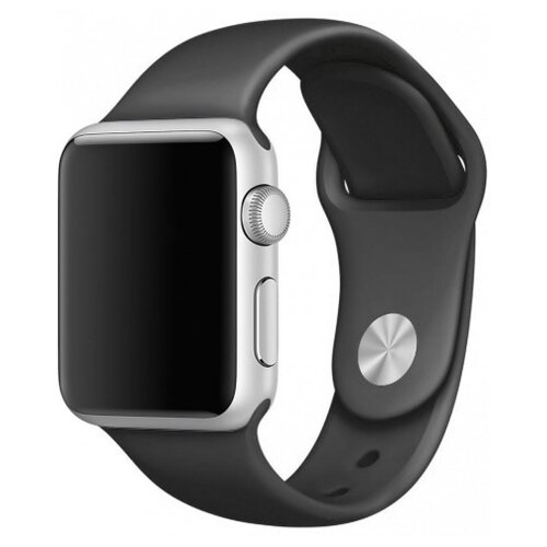 W.O.L.T. Силиконовый браслет для Apple Watch 42/44mm, черный