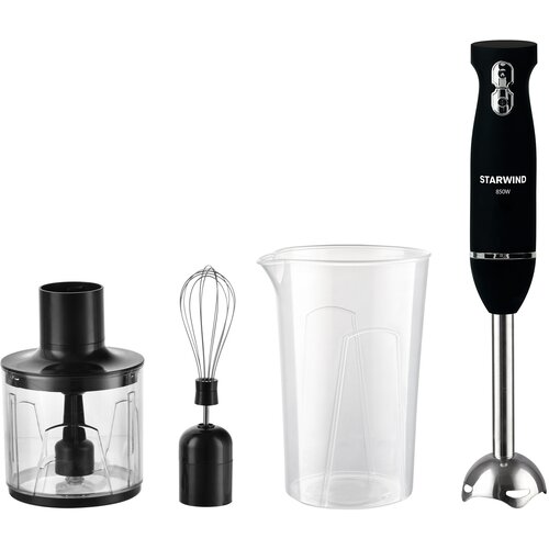 Блендер погружной Starwind SBP2200 850Вт черныйсеребристый 294500₽