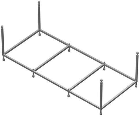 Каркас для ванны Am.Pm Gem 170х70 см W90A-170-070W-R - фото №11