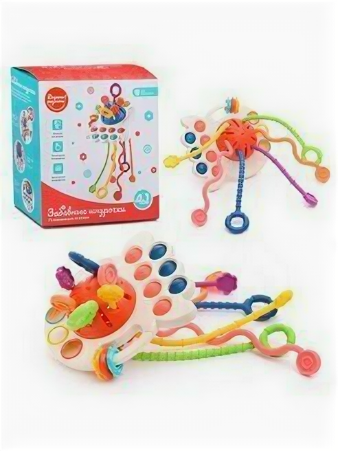 Развивающая игрушка для малышей от 1 года "Забавные шнурочки" UT0057
