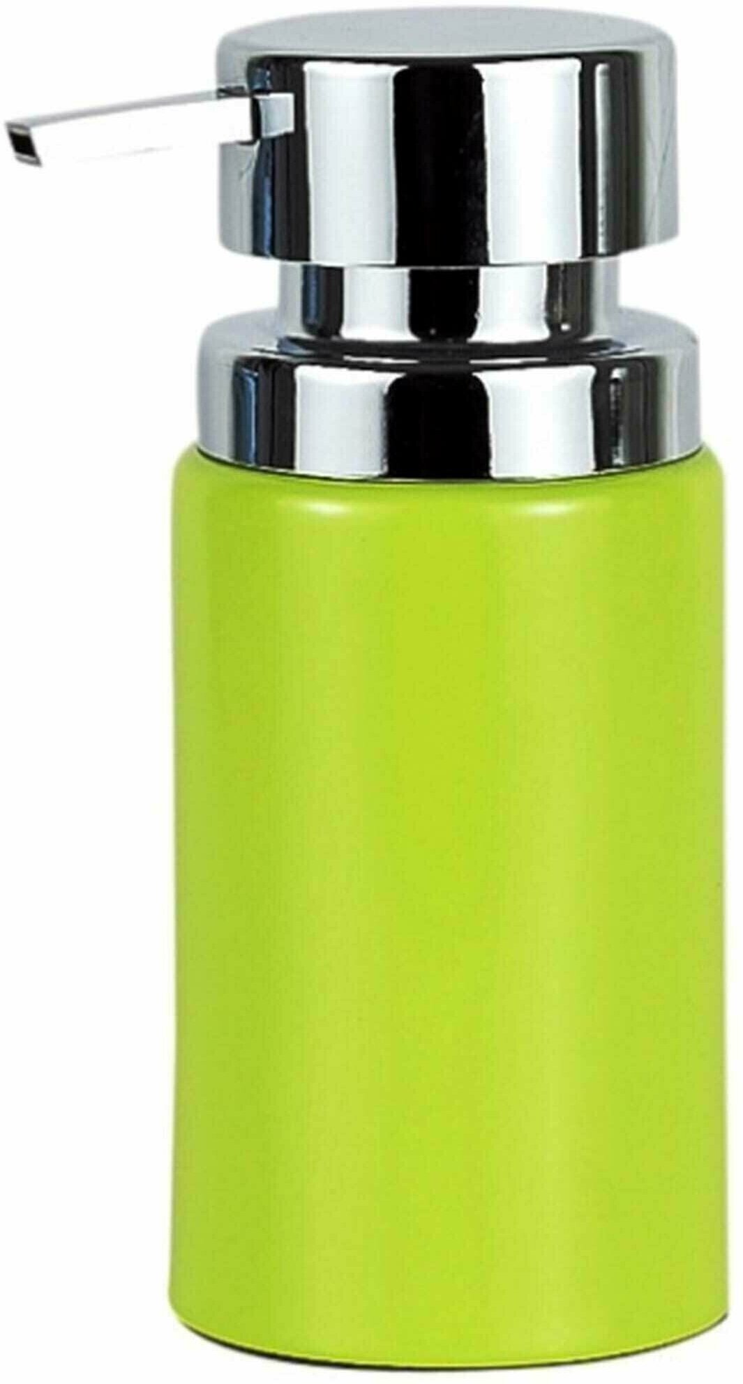 Кухонный дозатор для жидкого мыла Primanova D-13155 BORA, цвет зеленый, материал полимер, настольный, объем 250 мл, размер 7x7x16,2 см