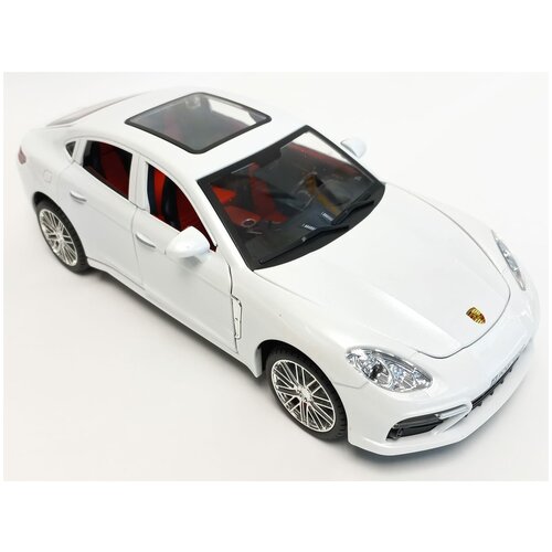 Машинка Porsche Panamera металлическая с клаксоном 1:18 свет, звук