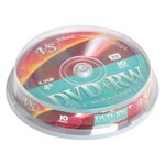 Диски DVD + RW VS 4,7 Gb 4x, комплект 10 шт., Cake Box, VSDVDPRWCB1001 511543 - изображение