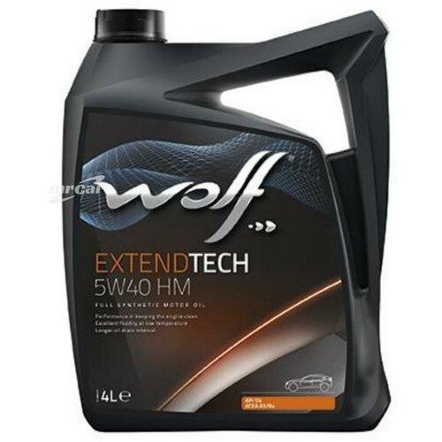 WOLF OIL 8321382 Масло моторное EXTENDTECH 5W40 HM 4L