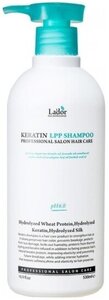 Кератиновый шампунь для волос Lador Keratin Lpp бессульфатный, 530 мл