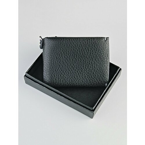 фото Зажим для купюр walletbaks, фактура зернистая, черный morios