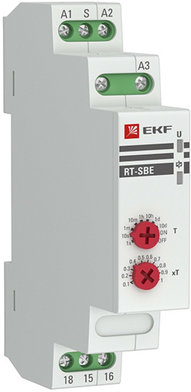 Реле времени (задержка выключ. после пропад. сигн.) RT-SBE EKF PROxima