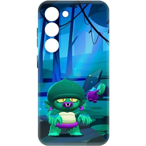 Чехол-накладка Krutoff Soft Case Brawl Stars - Болотный Джин для Samsung Galaxy S23 черный чехол накладка krutoff soft case brawl stars болотный джин для samsung galaxy a04s a047 черный