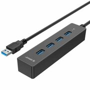 USB-концентратор ORICO, черный (ORICO-W8PH4-U3-BK-BP)