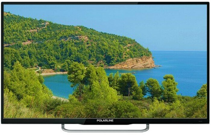 Телевизор Polarline 32PL13TC-SM, 32", 1366x768, DVB-T2/C, 3xHDMI, 2xUSB, SmartTV, черный