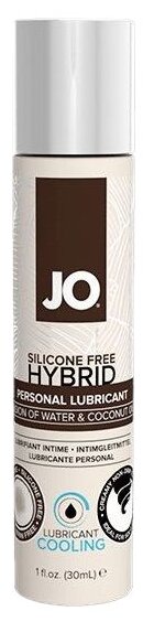 15339 JO Silicone Free Hybrid Cooling, 30 мл. Охлаждающий лубрикант на основе воды и кокосового масла