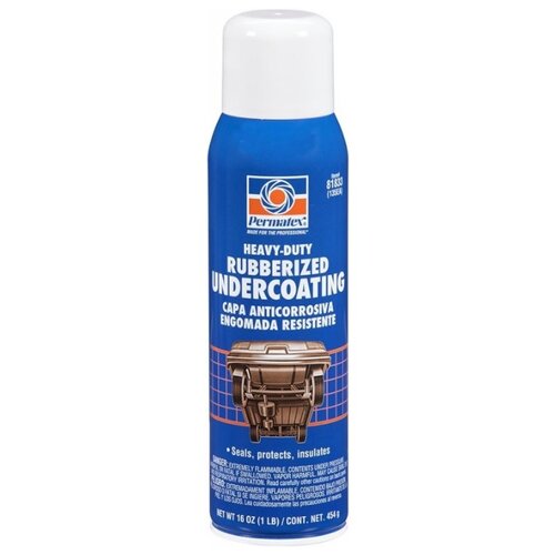 фото Антикор PERMATEX Heavy-duty Rubberized Undercoating 0.45 л баллончик бесцветный