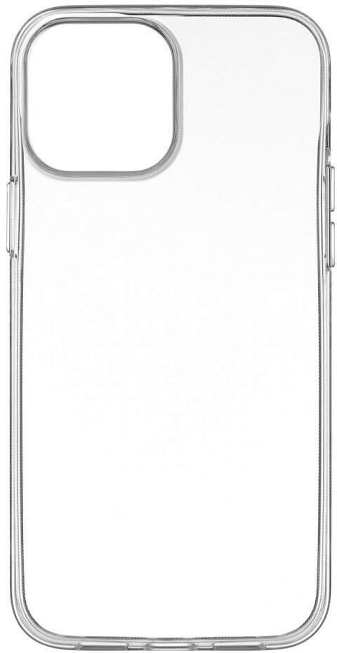 Силиконовый прозрачный чехол для Apple iPhone 13 Pro Max / Айфон 13 Про Макс / Накладка / бампер