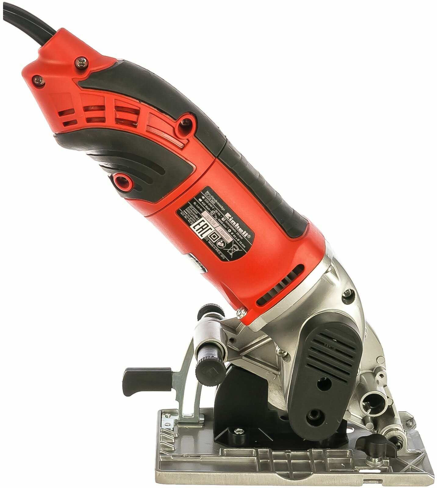 Пила циркулярная EINHELL TC-CS 860 Kit (4330992) 450Вт 6000об/мин диск 85х10мм пропил 23мм - фото №6