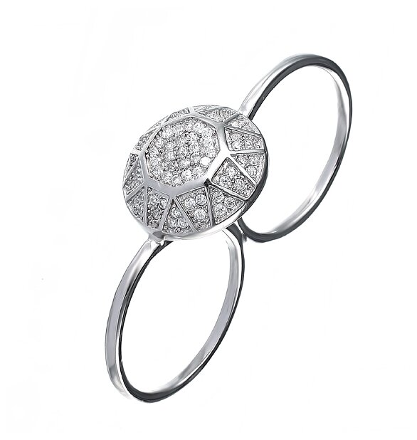 Кольцо из серебра 925 пробы с кубическим цирконием GM3040-R_001_WG ELEMENT47