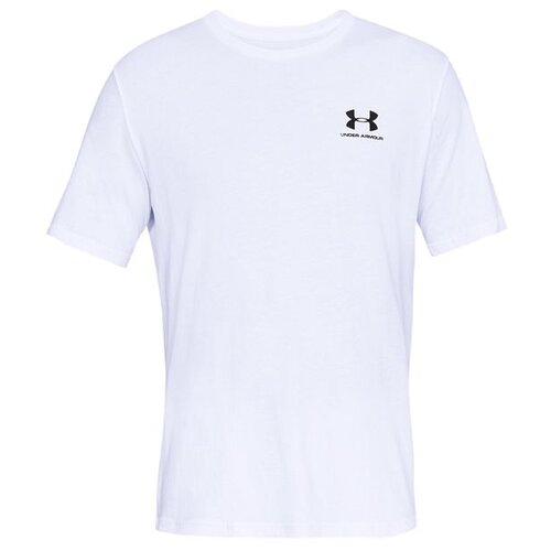 фото Футболка under armour sportstyle left chest размер lg, white / black - 100