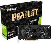 Видеокарта Palit GeForce GTX 1660 Ti DUAL 6G, NE6166T018J9-1160C