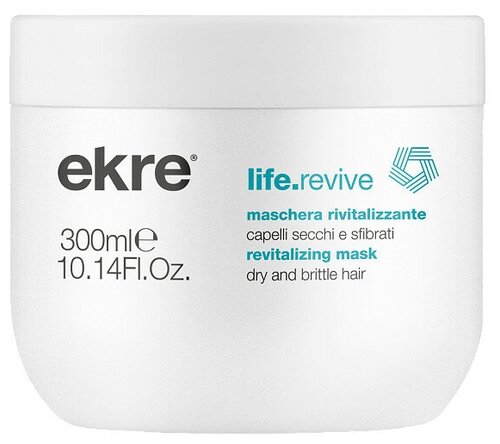 Восстанавливающая маска для сухих и поврежденных волос Revitalizing Life.Revive Ekre, 300 мл