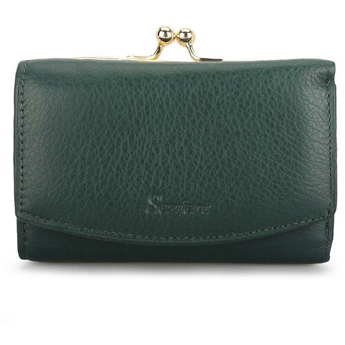 фото Женское портмоне-кошелек из натуральной кожи «эннет» 412-6806-17 green sezfert