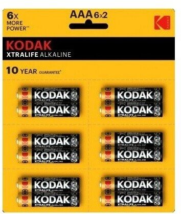 Батарейка KODAK XTRALIFE Alkaline AAA KODAK (цена за 1шт) 30418479