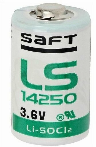 Батарейка SAFT 1/2AA, ER14250, LS14250 (Li-SOCI2, 1200mAh) 3.6V