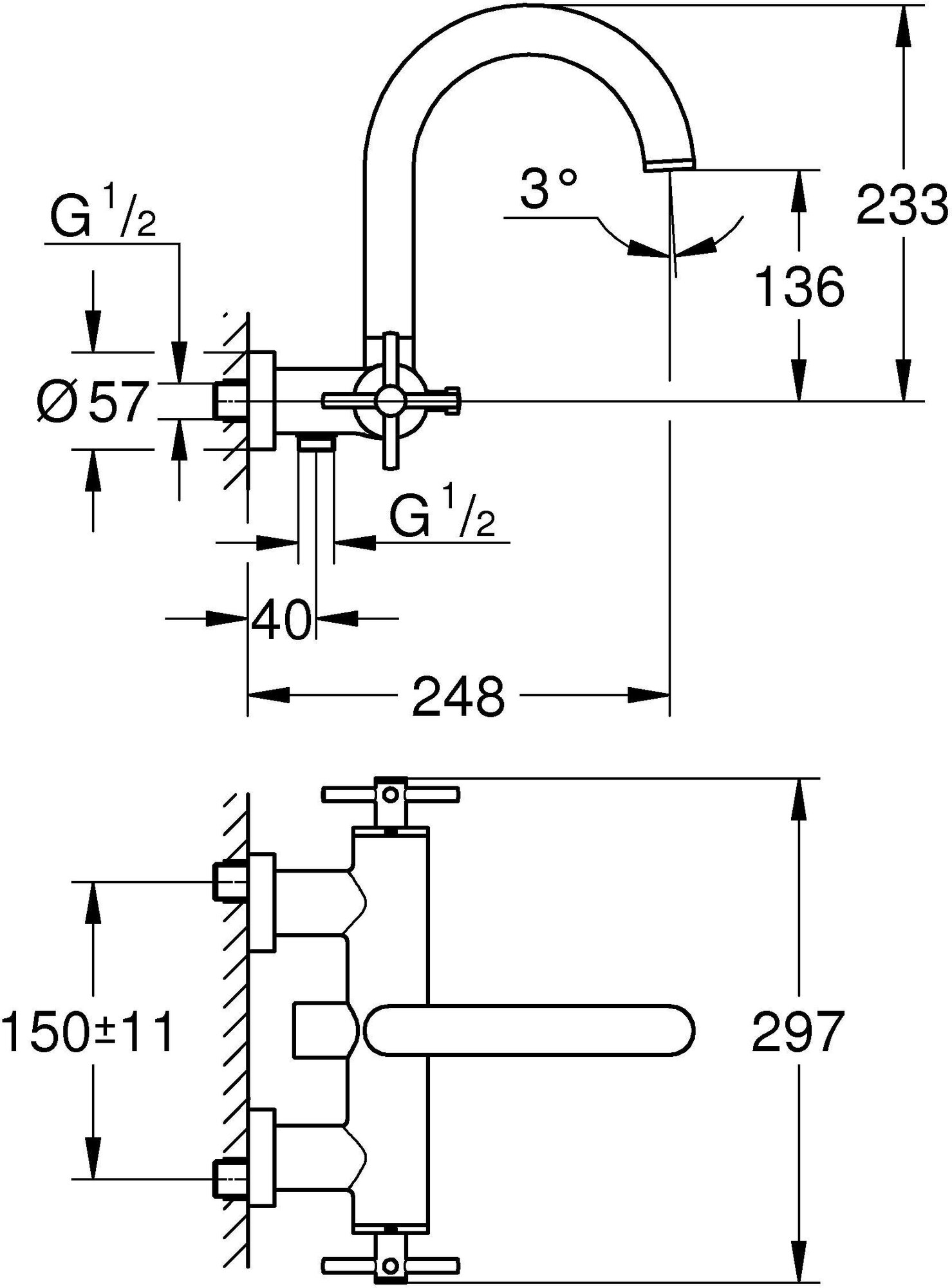 Смеситель Grohe - фото №2