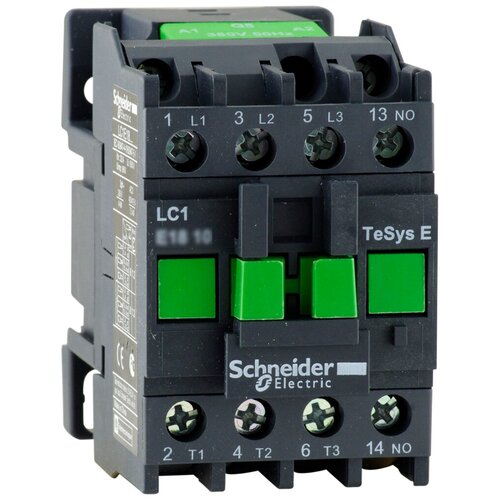 Контактор 3п 9А 1НО 220В AC TeSys E SchE, SCHNEIDER ELECTRIC LC1E0910M5 (1 шт.)