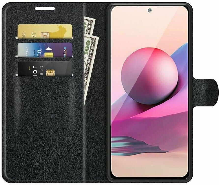 Wallet Чехол книжка кошелек для Xiaomi Redmi Note 10