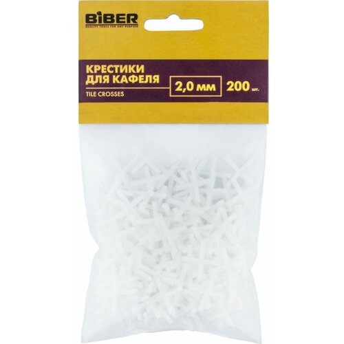 Крестики для кафеля Biber тов-080348 клинья для кафеля biber 55612 тов 200855