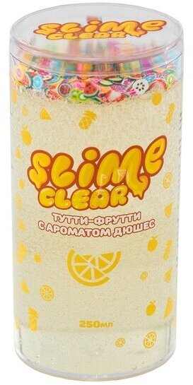 Слайм Slime Clear-Тутти-фрутти, с ароматом дюшес, 250 г (S130-32)