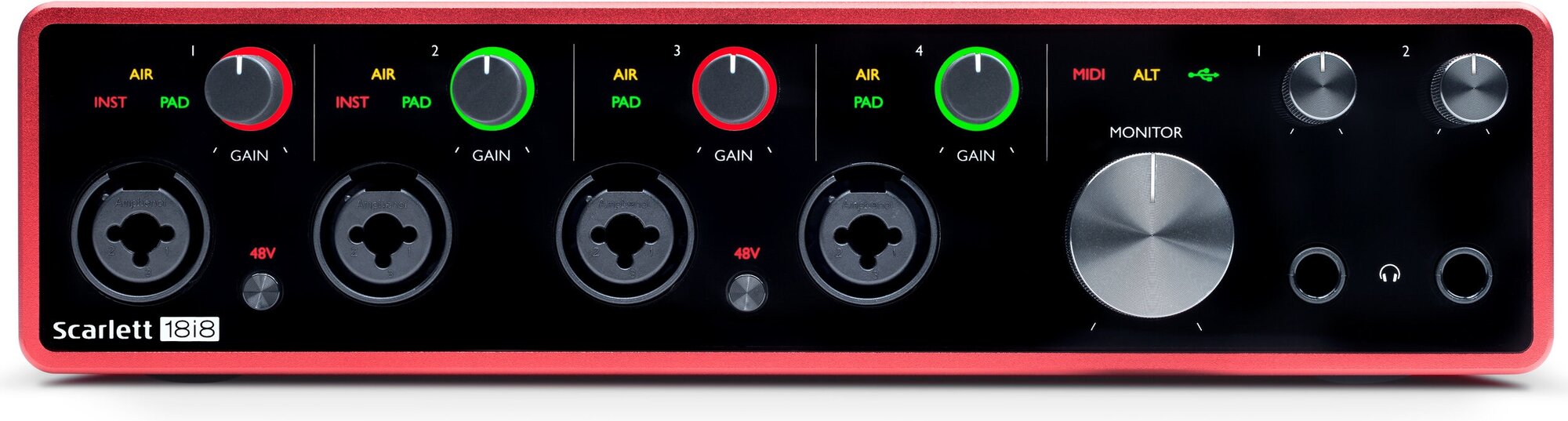 Внешняя звуковая карта Focusrite Scarlett 18i8 3rd Gen