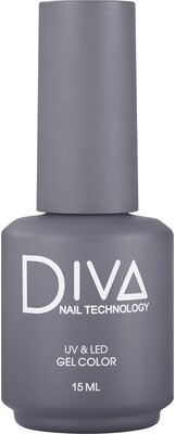 Гель-лак для ногтей Diva Nail Technology плотный, темный, насыщенный, зеленый, 15 мл