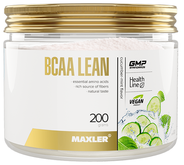 Maxler BCAA Lean (vegan BCAA/Fibers) Health Line 200 г Cucumber Mint