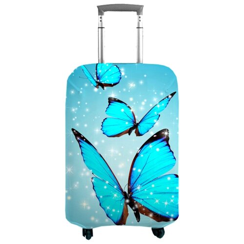 фото Чехол на чемодан, m (70 см) сирень