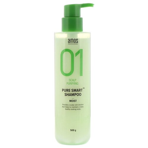 AMOS Professional 01 Scalp Purifying / Pure Smart Shampoo (Moist) Шампунь для волос 500 гр.