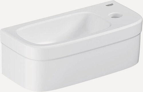 Изображение товара Раковина в ванную Grohe Euro Ceramic , подвесная, керамическая, овальная, белая, 36,9x17,9 см