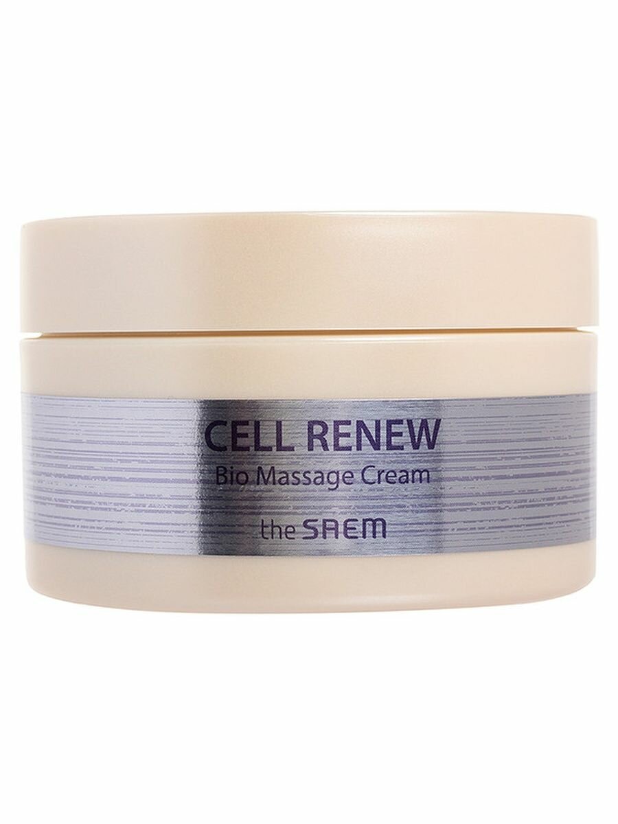 Крем массажный антивозрастной, 200 мл, Cell Renew Bio Massage Cream, THE SAEM, 8806164174111