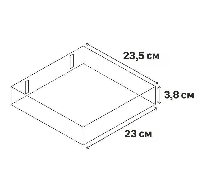 Полка мебельная Spaceo 23x23.5x3.8 см, МДФ. Полка для дома, дачи, детской, для игрушек, одежды, обуви, цветов, книг, икон, на кухню, в гостиную - фотография № 9