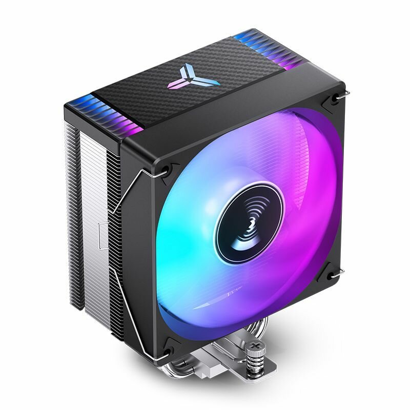 Кулер для процессора JONSBO CR-1000 EVO Color (Black) LGA1700/1200/115X/AM5/AM4 (TDP 220W PWM 120mm Dynamic Multi-Color LED Fan 4-pin PWM)