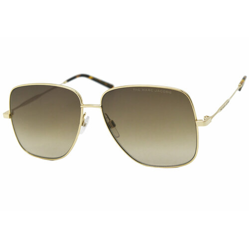 Солнцезащитные очки MARC JACOBS, бабочка, с защитой от УФ, для женщин, золотой