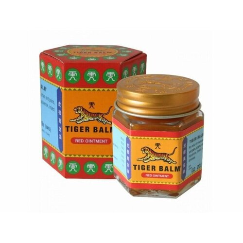 Tiger Balm Красный тигровый бальзам разогревающий обезболивающий при ушибах, растяжениях, болях в суставах и мышцах, при простуде