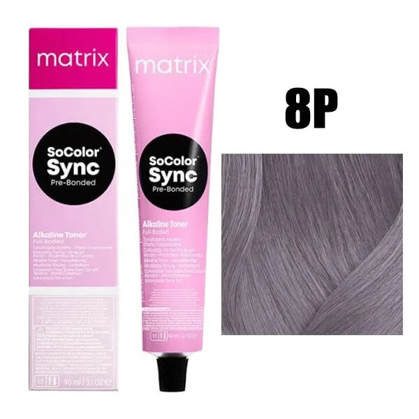 Matrix SoColor Sync Pre-Bonded, 8P светлый блондин жемчужный, 90 мл