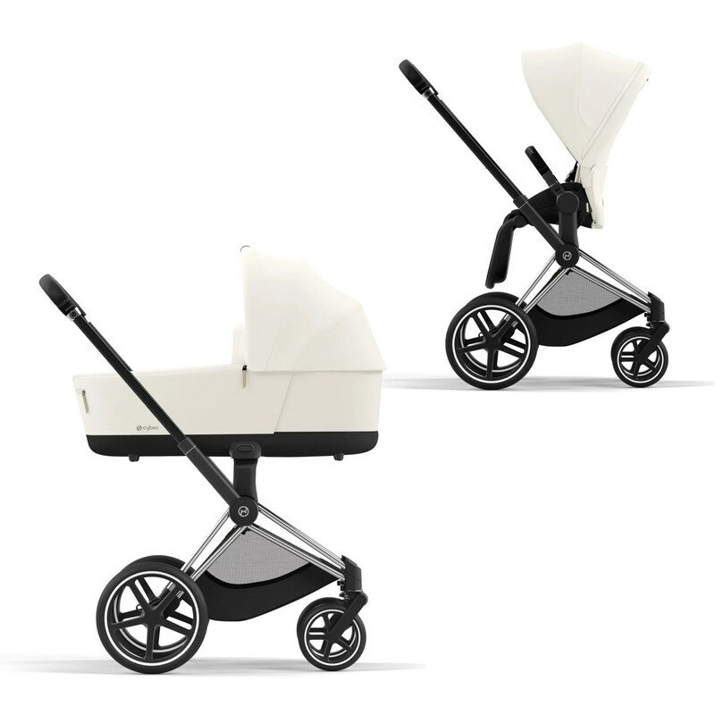 Cybex Priam IV Коляска 2 в 1, шасси IV Chrome Black/Off White