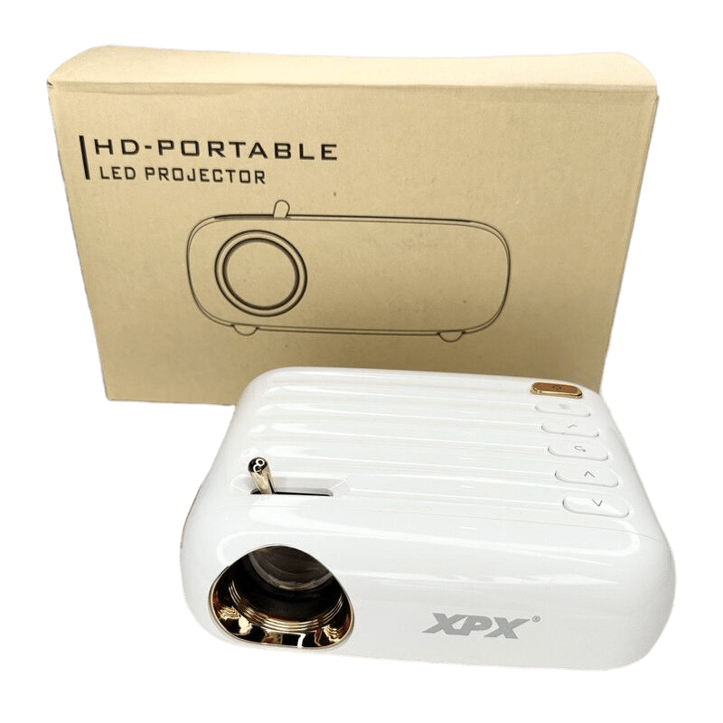 Мини-проектор XPX V1S 5500 лм портативный проектор для домашнего кинотеатра светодиодный видеопроектор с поддержкой 1080P Smart TV