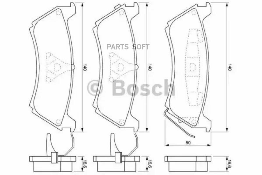 Тормозные колодки Bosch - фото №9