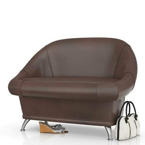 Диван Орион коричневый размер ШхГхВ 110х70х80 см Гранд Кволити