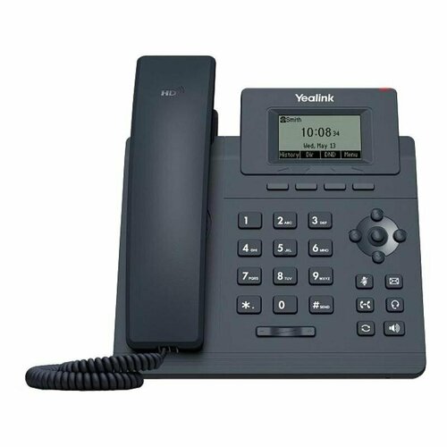 IP телефон Yealink SIP-T30P без БП, 1371750 yealink sip t31g телефон sip 2 линии poe gige бп в комплекте